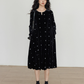 Velvet Vintage Long Sleeve Dress VAS0167