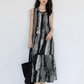 Sleeveless Tiedye Flare Dress VAS0079