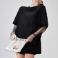Lace Sleeve Round Neck T-Shirt FER0082