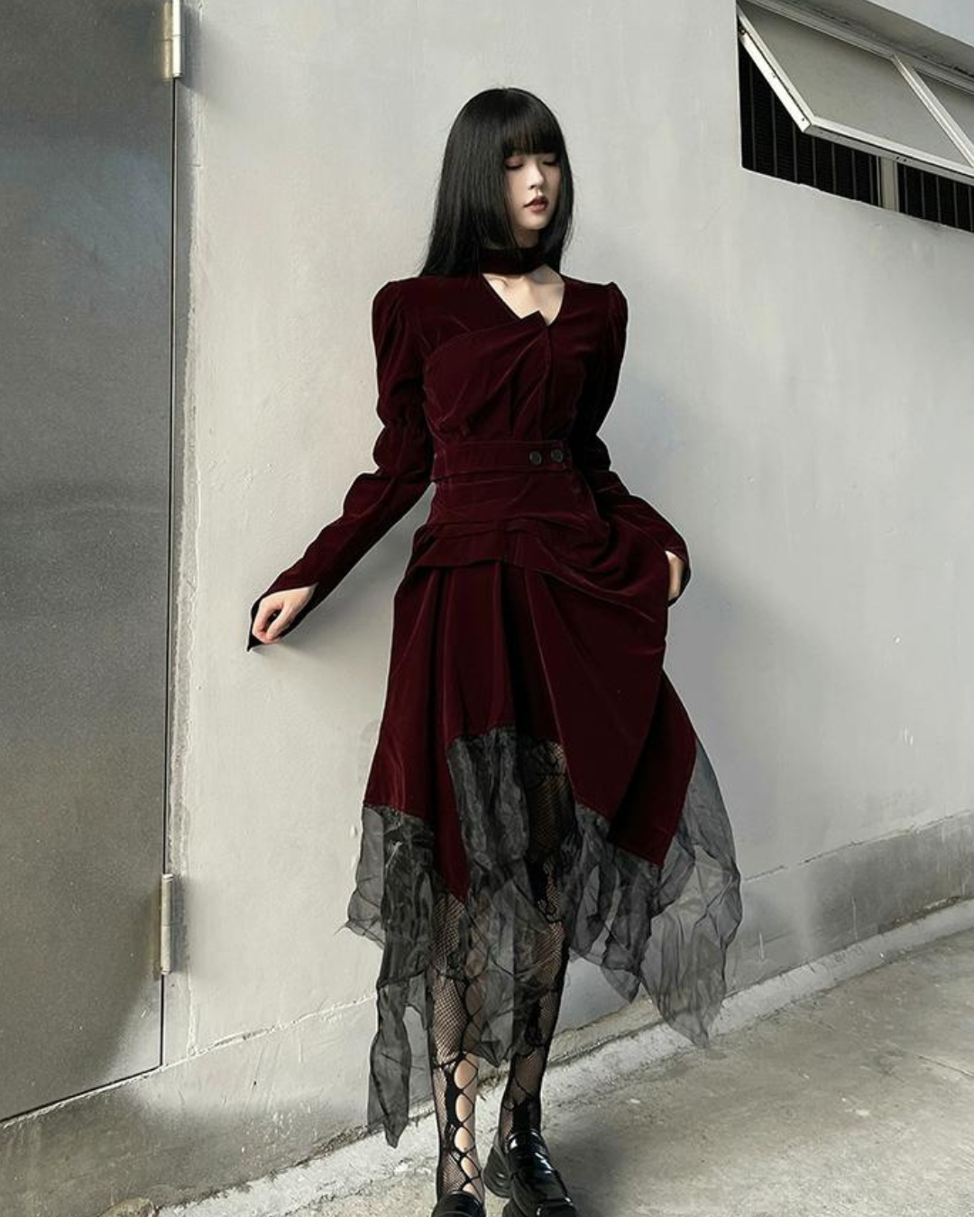 Retro Gothic Dress lgh0005