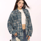 Retro Plaid Distressed Shirt BGS0044