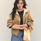 Retro Casual Khaki Jacket / Long-Sleeve Top ASG0052
