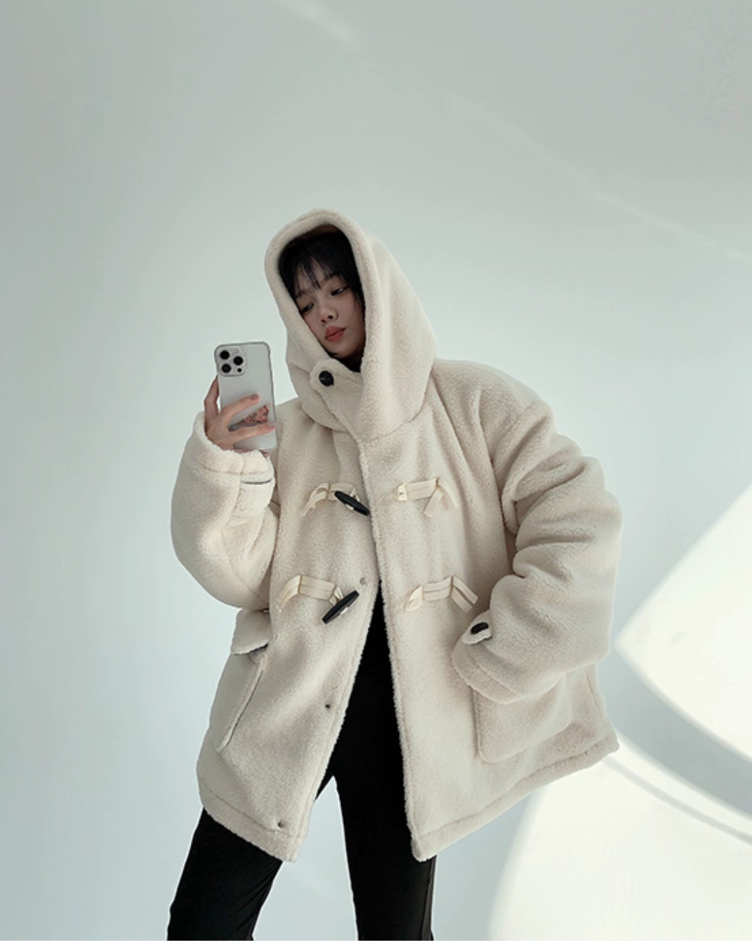 Fluffy Duffle Coat YLS0973