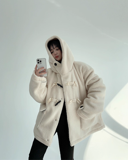 Fluffy Duffle Coat YLS0973