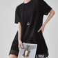 Rhinestone Short-Sleeve T-Shirt Dress FER0080