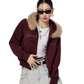 Fur Hood Zip Hoodie ICM0093