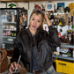 Vintage Cropped Leather Jacket CYE0005