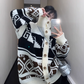 Vintage Nordic Knit Cardigan YLS0676