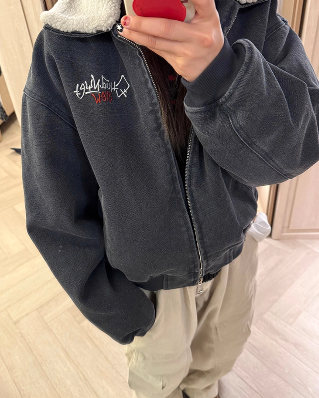 Fur Collar Fleece Work Jacket CYE0058