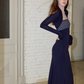 Elegant Fit Long Bodycon Dress / Cardigan / Tops SHE0008