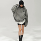 Wool Oversized Pullover Hoodie ACS0384