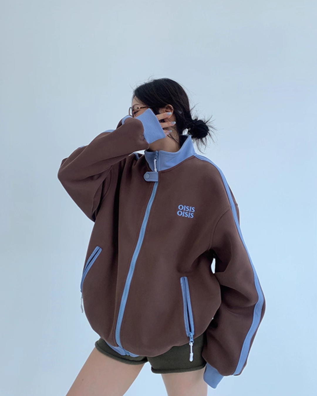 Stand Neck Track Jacket YLS0888