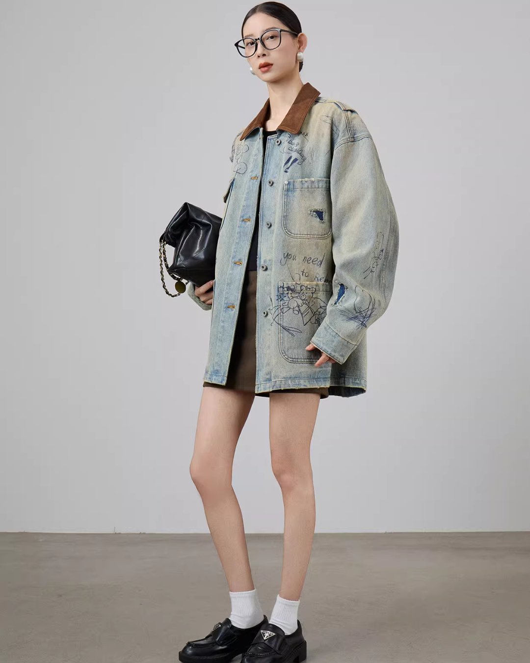 Work Pocket Denim Jacket SUY0004