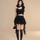 Chiffon Ruffle Tops / Chiffon Skirts LAS0019