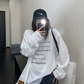 V-Neck Print Long Sleeve T-Shirt  YLS1044