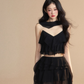 Chiffon Ruffle Tops / Chiffon Skirts LAS0019
