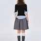 Layered Style V-Neck Slim Knit BHB0002