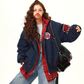 Layered Style Zip Up Hoodie WDZ0036