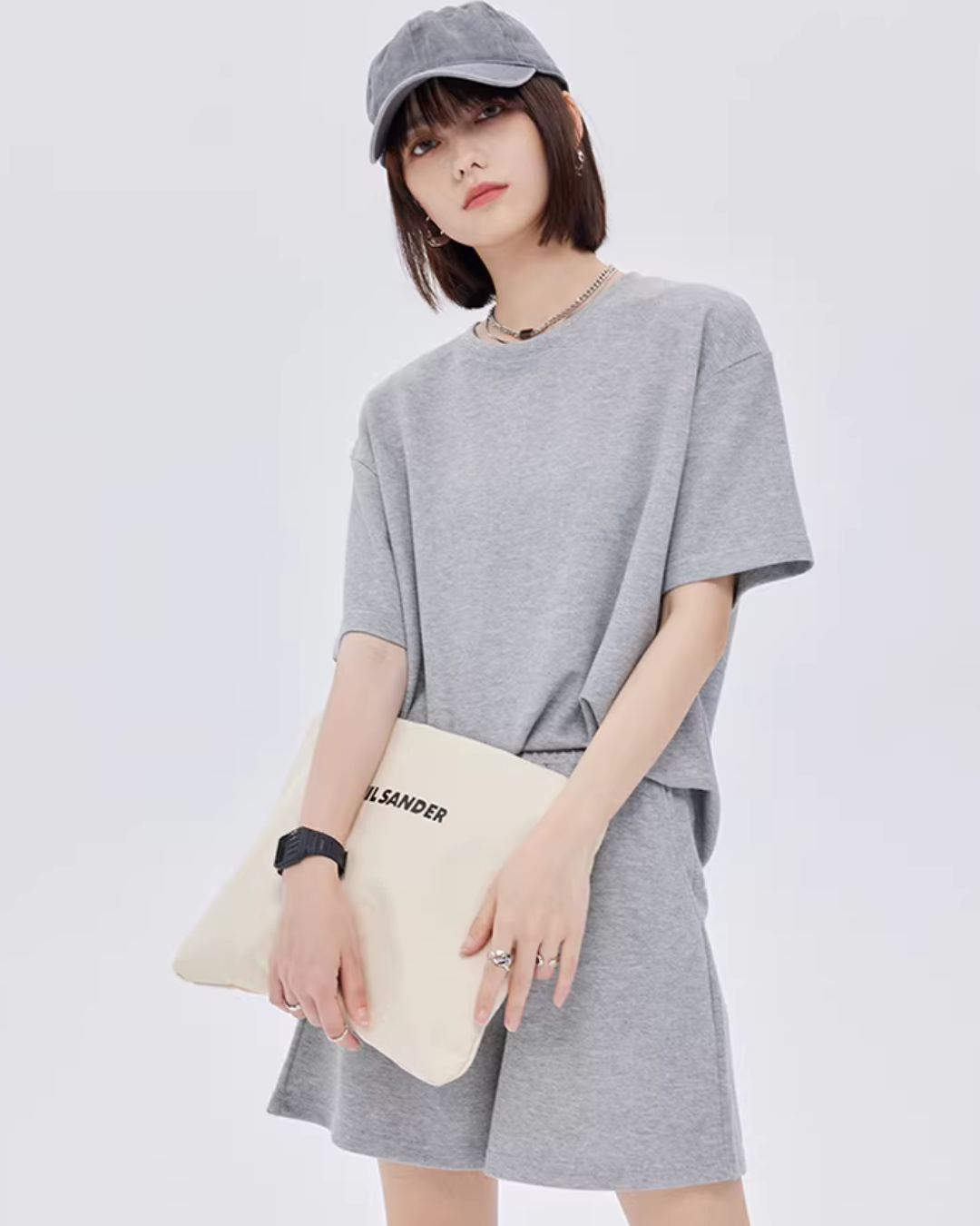 Relaxed Oversized T-Shirt / Shorts SHN0031