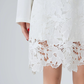 White Lace Docking Top FER0239