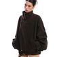 Suede Fleece Stand Collar Jacket BGS0045