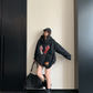 Graphic Oversized Sweatshirt Hoodie YLS1065