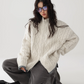 Cable Braided Knit Zip ACS0214