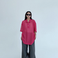 Mesh Polo Knit Top YLS0890