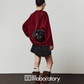 Bow Leopard Sweatshirt / Polka Dot Mini Skirt LLA0614