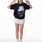 Girl Cat Short Sleeve Tops ZZF0354