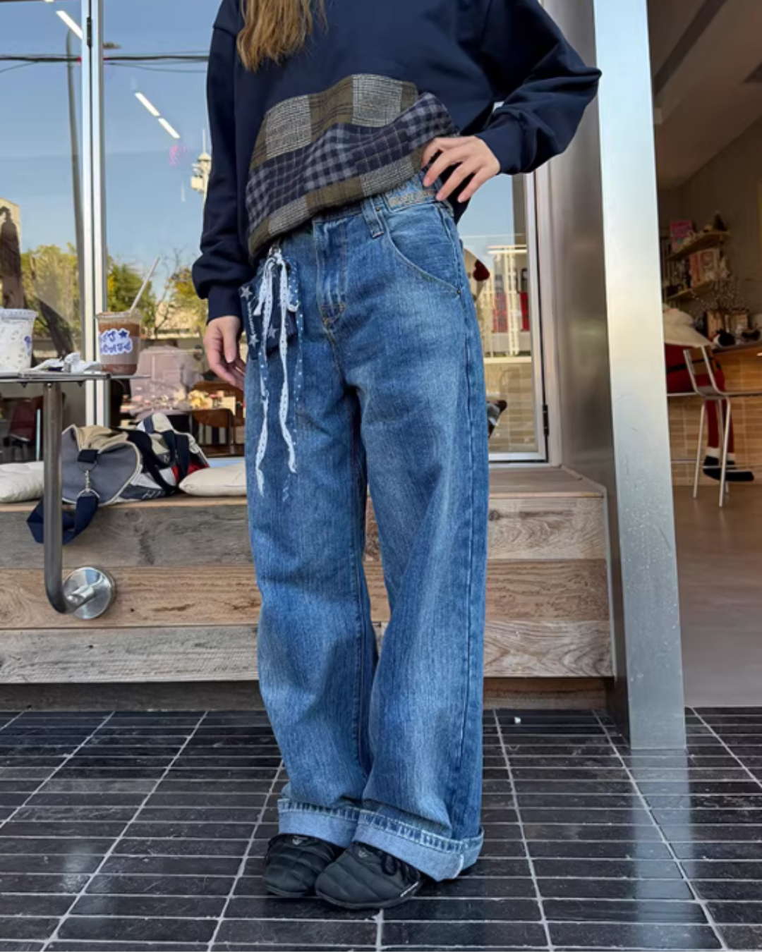 Vintage Wide Denim Pants CYE0099