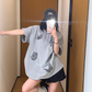 Butterfly Patch Short Sleeve T-Shirt YLS0836