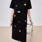 Embroidered T-Shirt Dress FER0104
