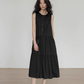 Tiered Gathered Long Dress VAS0119