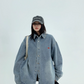 Washed Loose Denim Shirt YLS0743