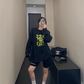 Dark Print Long Sleeve T-Shirt YLS0920