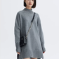 Mock Neck Knit Dress SHN0016