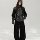 Mixed Material Zip-Up Tech Jacket ACS0386