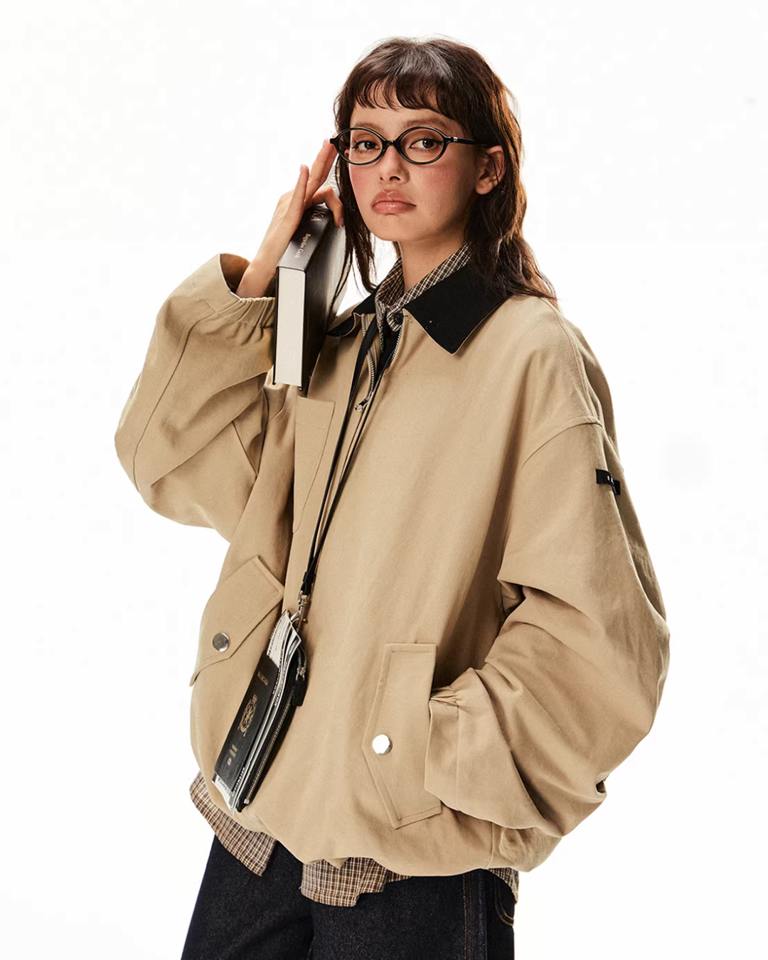 Vintage Style Work Blouson EZK0090