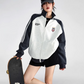 Color Blocked Side Line Track Jacket ICM0060
