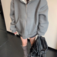Fleece Lined Knit Hoodie YLS1007