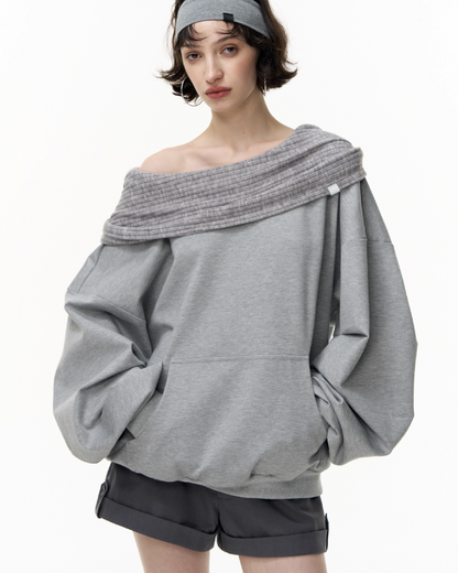 Off Shoulder Massive Sleeve Top SHE0007