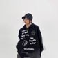 Oversized Doodle Sweat Hoodie YLS0066