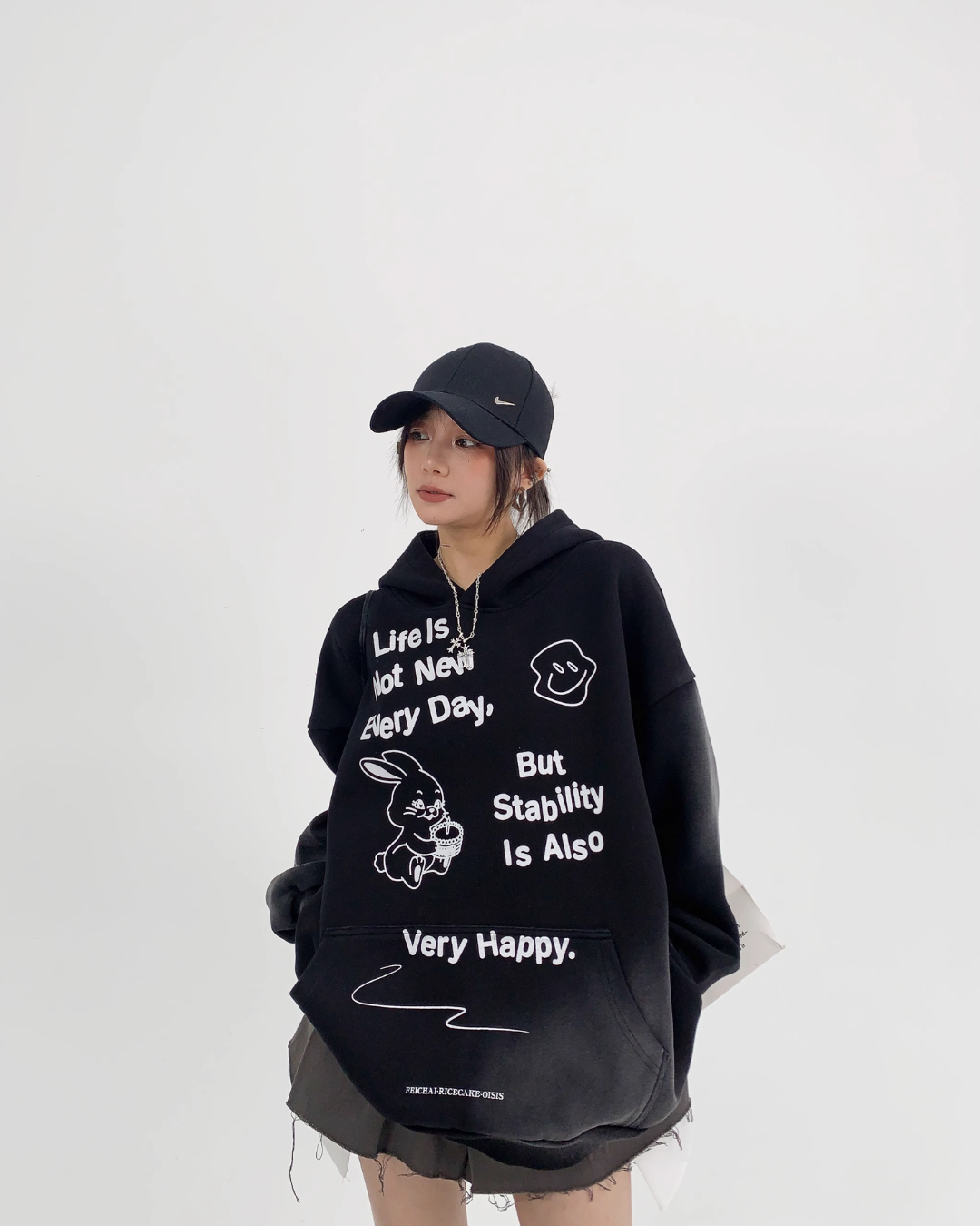 Oversized Doodle Sweat Hoodie YLS0066