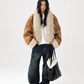 Fake Mouton Suede Coat ACS0356