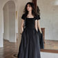 Square Neck Balloon Dress SMS0004
