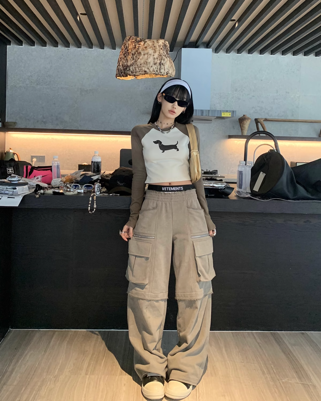 Cargo Wide Pants ACS0096