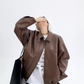 Retro Big Leather Jacket YLS0049