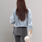 Casual Loose Short Jacket/Crew Neck Short-Sleeve T-Shirt WDB0028