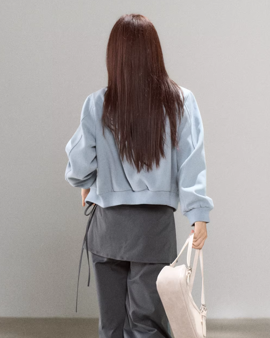 Casual Loose Short Jacket/Crew Neck Short-Sleeve T-Shirt WDB0028